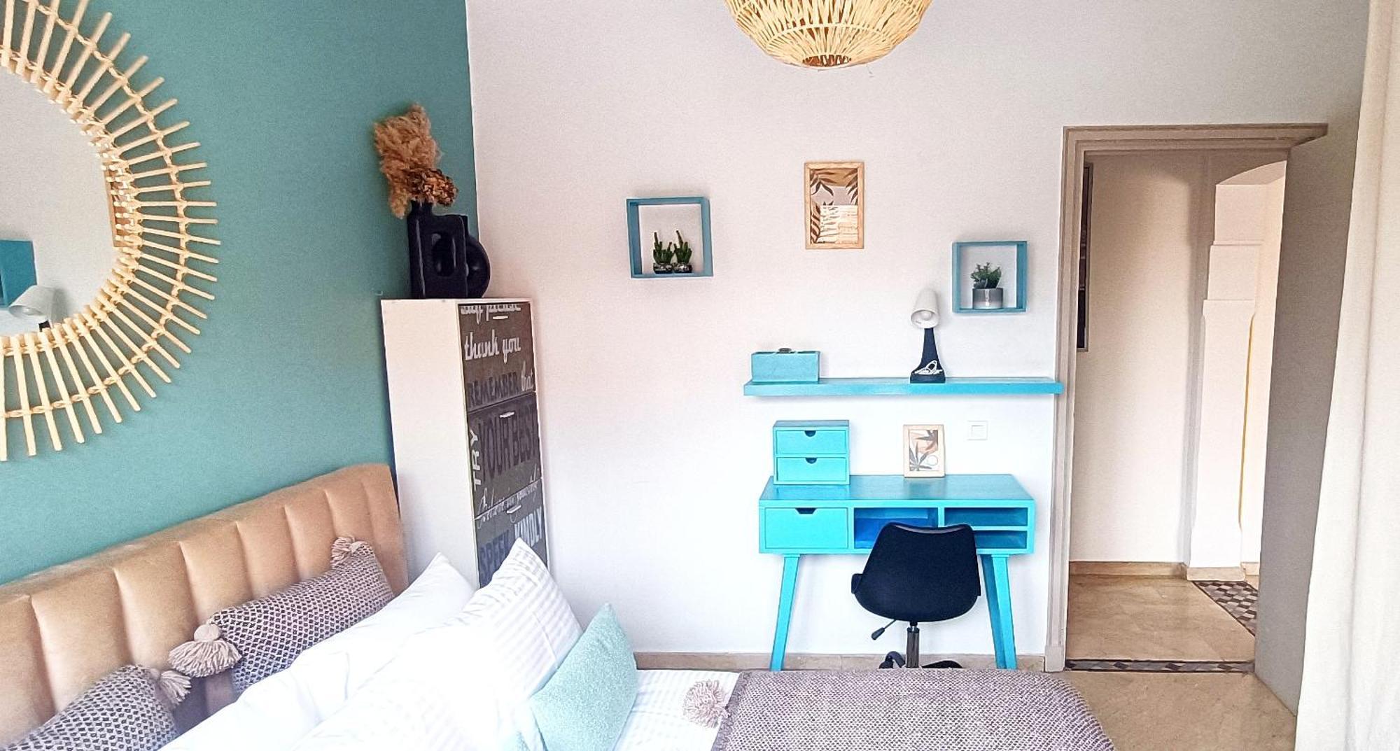 Rare : Superbe Appartement&Grande Terrasse Avec Vue Degagee Dans Le + Joli Quartier De Marrakech, Majorelle Apartment *